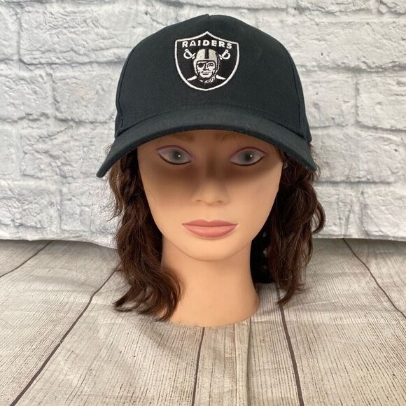 Elevate Las Vegas Raiders ONE SIZE NFL ball cap w/adjustable back strap black - Picture 1 of 6
